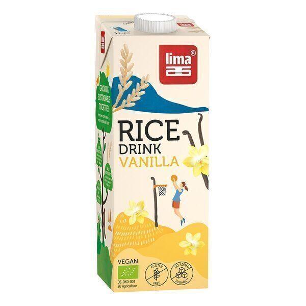 Boisson végétale riz et vanille 1L