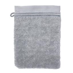 Gant de toilette 16x21 cm JULIET Gris Argent 520g/m2