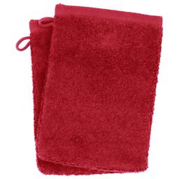 Lot de 2 gants de toilette 16x21 cm SOFTY bordeaux