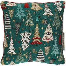 Housse de coussin 20x20 cm CELEBRATION Vert Epicea