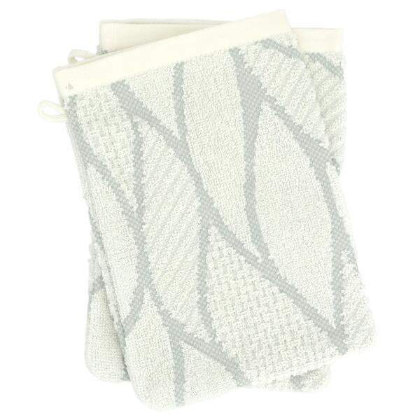 Lot de 2 gants de toilette 16x21 cm BAMBOO LINE vert