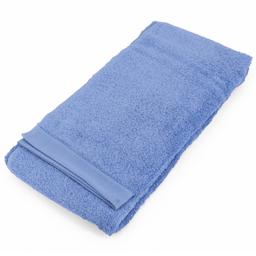 Drap de douche 70x140 cm coton peigné ALBA bleu mer