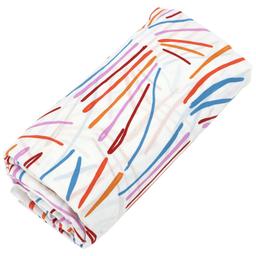 Drap housse imprimé 90x190 cm coton PERROQUET Salsa Bonnet 40 cm