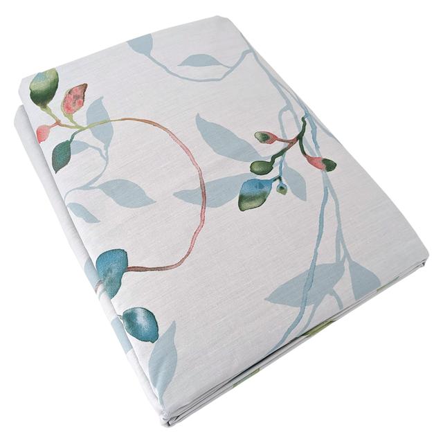 Housse de couette 200x200 cm Percale coton FLANER vert Jade