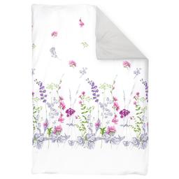 Housse de couette 140x200 cm coton PRETTY blanc