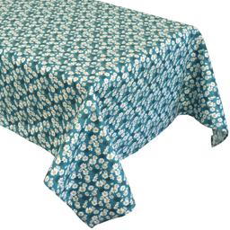 Nappe carrée enduit 80x80 cm ASTER bleu Pétrole