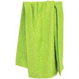 Drap de plage en éponge coton 480 g/m² 75x150 cm LOVINA vert