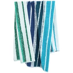 Drap de plage en coton et éponge 75x150 cm SOCOA 480 g/m² vert