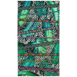 Drap de plage 100x180 cm JUNGLE Vert