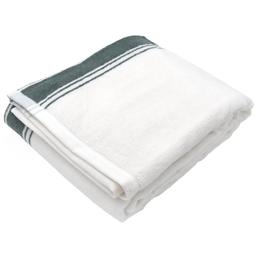 Drap de bain 100x150 cm coton RIBBON II vert