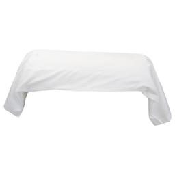 Taie de traversin 140x43 cm satin de coton GRAND HÔTEL blanc