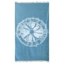 Drap de plage 100x180 cm pur coton collection MOLAROTTO bleu