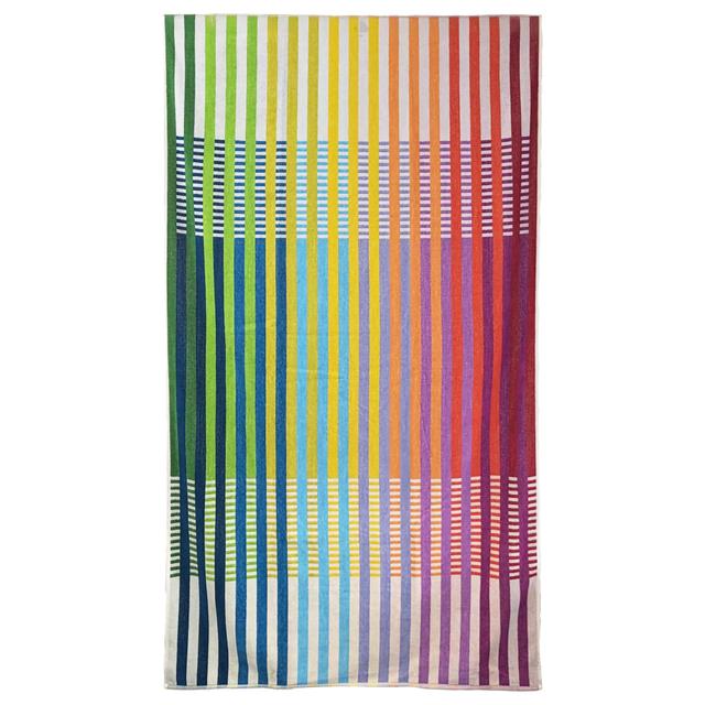 Drap de plage 100x180 cm pur coton collection CIRELLA multicolor