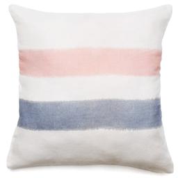 Housse de coussin 45x45 cm Aria lin lavé doublé coton lavé blanc