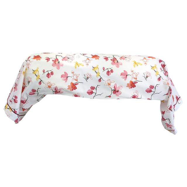 Taie de traversin 200x43 cm percale coton ELISA Rose