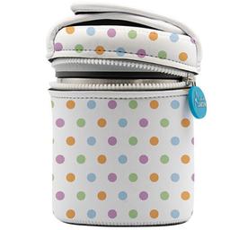 Lunch Box inox isotherme, housse Pois 1 litre