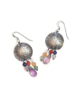 Boucles D'Oreilles Ethniques Salvador Argent 925