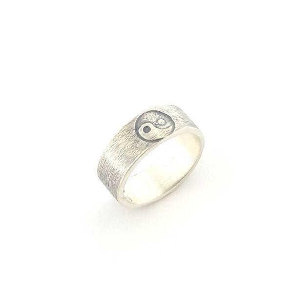 Bague Ethnique Yin Yang Argent 925