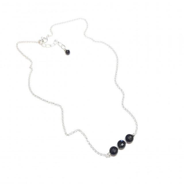 Collier Maya Onyx Argent 925