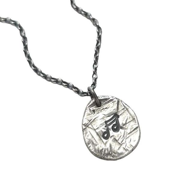 Collier Note de Musique Argent 925