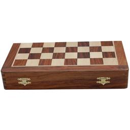 Grand coffret jeu d'échecs en bois, magnétique - LOISIRS NOUVEA