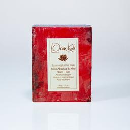 Savon ayurvédique végétal "Rose absolue & miel" - 100 g