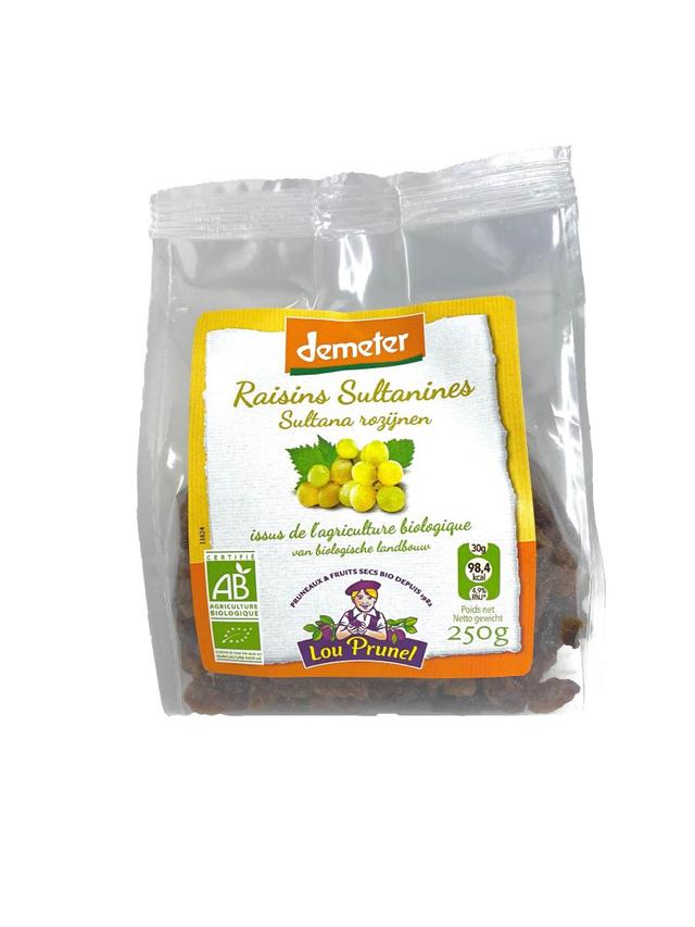 Raisins sultanines moelleux 250g