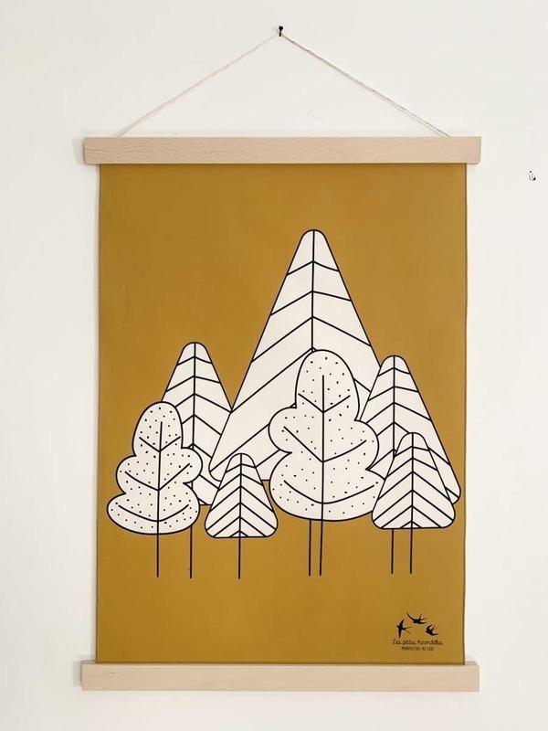 Affiche La forêt 30x40cm