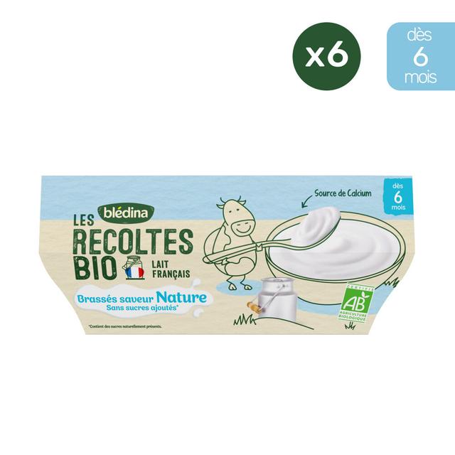 24 Brassés Nature - Sans sucres ajoutés - 100g