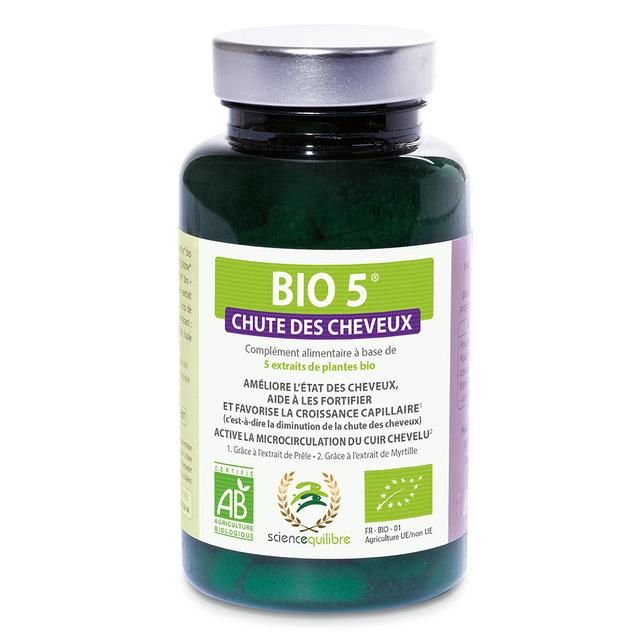 BIO 5 chute des cheveux - Complément alimentaire - 3 mois