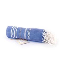 Fouta en coton peigné BIO Azur 95 x 180 cm