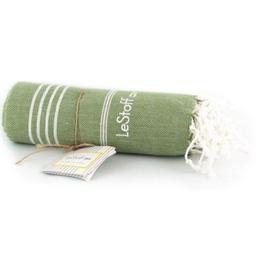 Fouta en coton peigné BIO Olive 95 x 180 cm