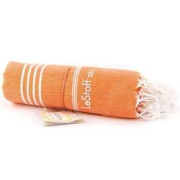 Fouta en coton peigné BIO Apérol 95 x 180 cm