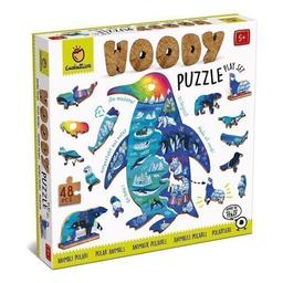 Puzzle woody animaux polaires 48 pièces - Dès 3 ans