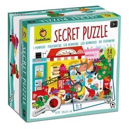 Puzzle secret les pompiers 24 pièces - Dès 3 ans