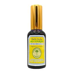 Huile Sèche Corse à l'Immortelle et au Myrte 50ml.Parfum fleuri