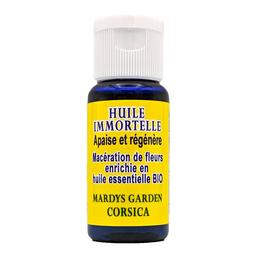 Huile d'Immortelle Corse 15ml. Macérat de fleurs BIOLOGIQUE