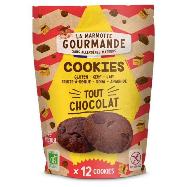 Cookies tout chocolat sans gluten 150g