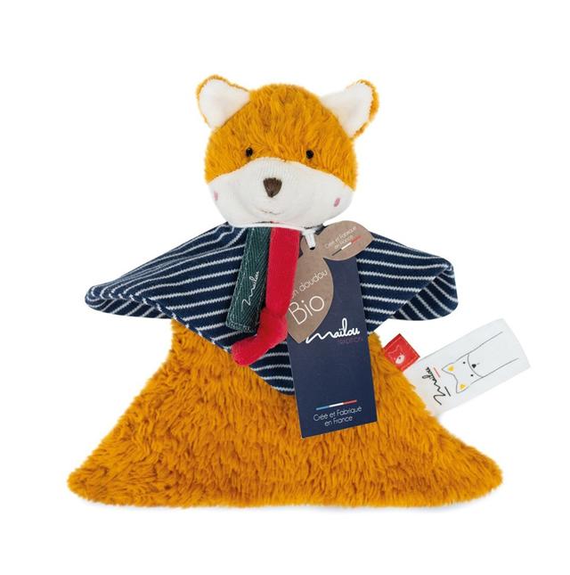 Doudou Renard en coton biologique 22 CM /COTON BIO