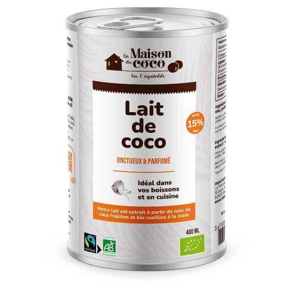 Lait de coco 15% MG 400ml