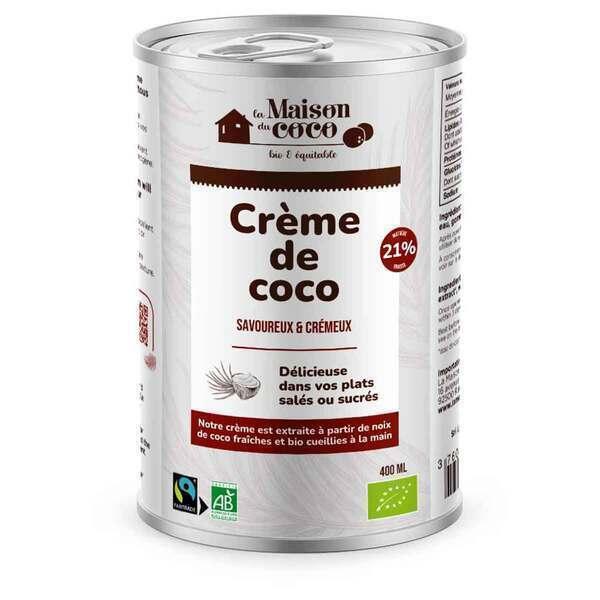 Crème de coco 21% MG 400ml