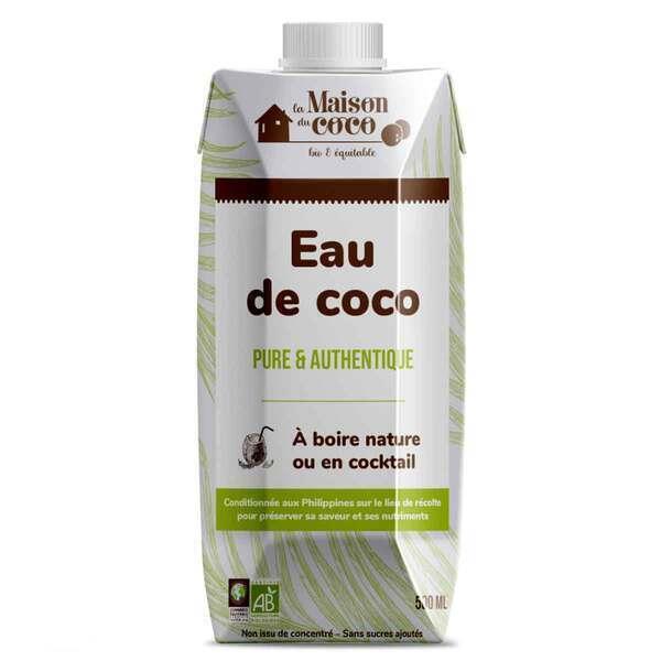 Eau de coco bio et équitable 50cl