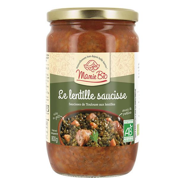 Le lentille saucisse bio - 800 g