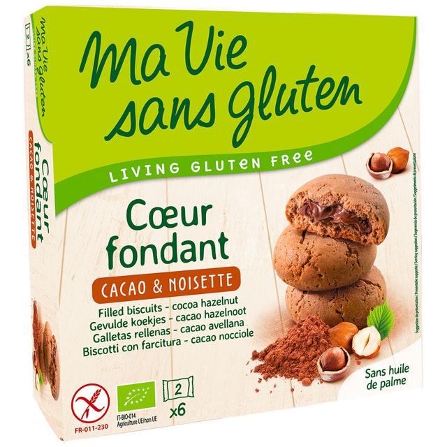 Coeurs fondants cacao noisette 200g