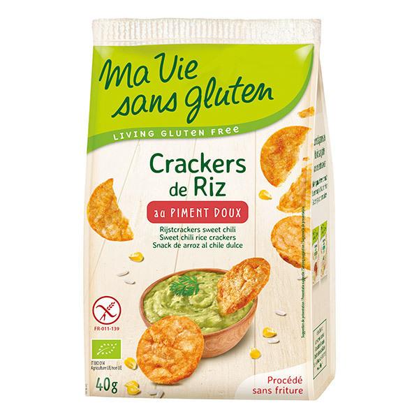 Crackers de riz au piment doux sans gluten 40g