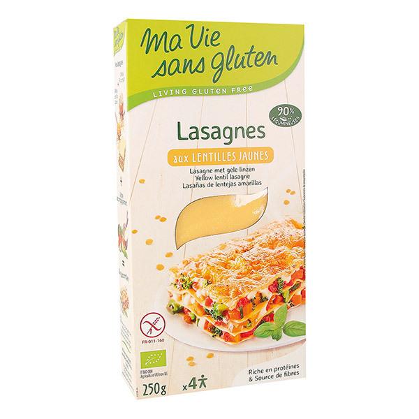 Lasagnes de lentilles jaunes 250g