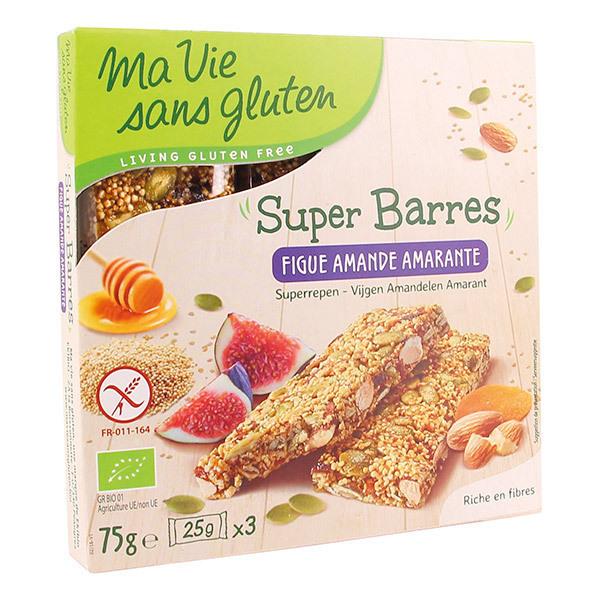 Super barres Figue amande amarante 75g