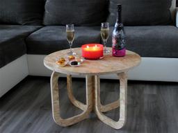 Table basse en copeaux de bois 100 % France