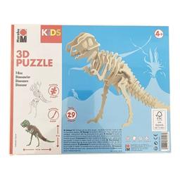 Puzzle 3D en bois - Dinosaure