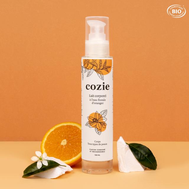 Cozie - Lait corporel à l'eau florale d'oranger (100 ml)